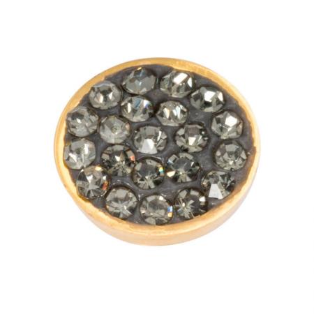 iXXXi Top Part Black Diamond Stones Goud