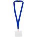 Keycord / Lanyard met Pashouder Blauw