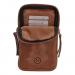 Hide & Stitches Telefoontasje/Heuptasje/Schoudertasje Paint Rock Cognac