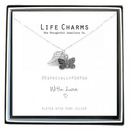 Life Charms Ketting met Giftbox Butterfly