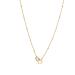 Go Dutch Label Ketting met Hartjes Goud