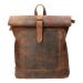 Leather Design Rolltop Rugzak Hunter Bruin