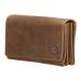 Hide en Stitches Overslag Portemonnee RFID Idaho Bruin