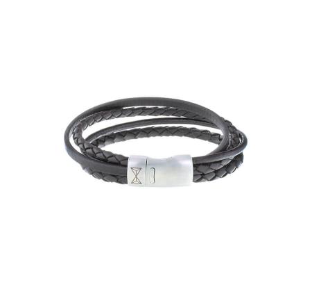 AZE Jewels Armband Iron Four String Brown
