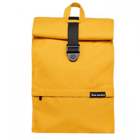 Bold Banana Roll Top Backpack Rugzak 15.6'' Yellow Beetle