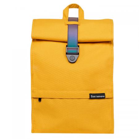 Bold Banana Roll Top Backpack Rugzak 15.6'' Yellow Reflex