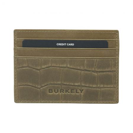 Burkely Croco Cassy CC Holder RFID Groen