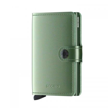 Secrid Mini Wallet Portemonnee Metallic Green