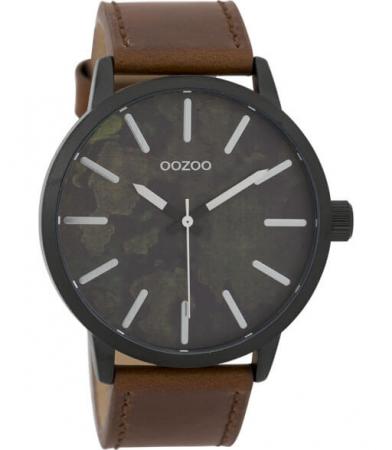 OOZOO Timepieces Horloge Bruin/Zwart | C9601