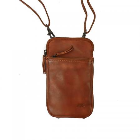 Bear Design Phone Bag Sammy Telefoontasje Cognac