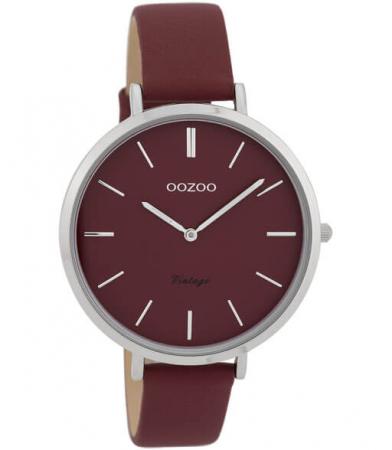 OOZOO Timepieces Horloge Vintage Burgundy | C9807