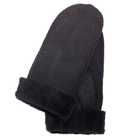 Otto Kessler Dames Wanten Grit Zwart