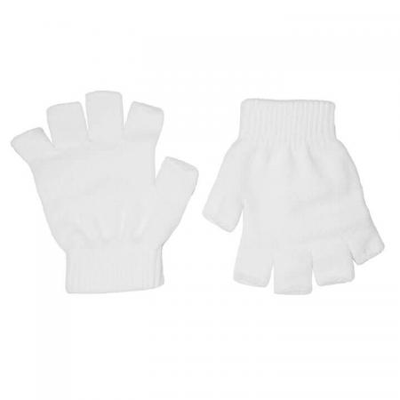 Witte Vingerloze Handschoenen