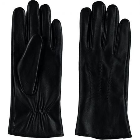 Sarlini Leren Dames Handschoenen Zwart