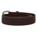 Leren Gleufjes Riem Bruin