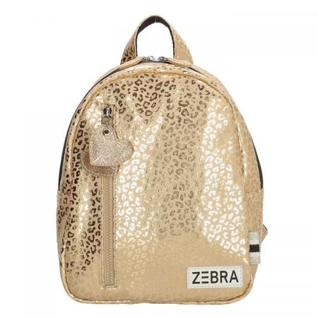 Zebra Trends Girls Rugzak Gold Leopard