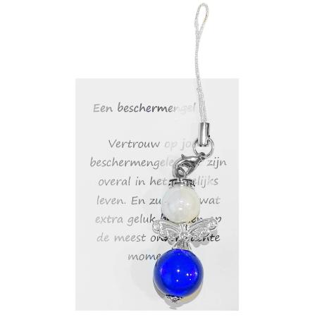 Kleine Beschermengel Parel/Blauw