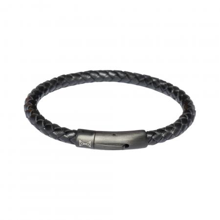 AZE Jewels Armband Iron Single String Black-on-Black