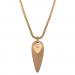 AZE Jewels Ketting Necklace Triangle Dore