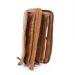 Bear Design Zip Around Portemonnee / Clutch Isa Cognac