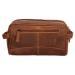 Hide en Stitches Toilettas Japura Cognac