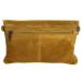 Charm Suède Envelop Clutch / Avondtasje Mosterd