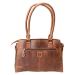 Leather Design Handtas/Schoudertas Hunter Bruin
