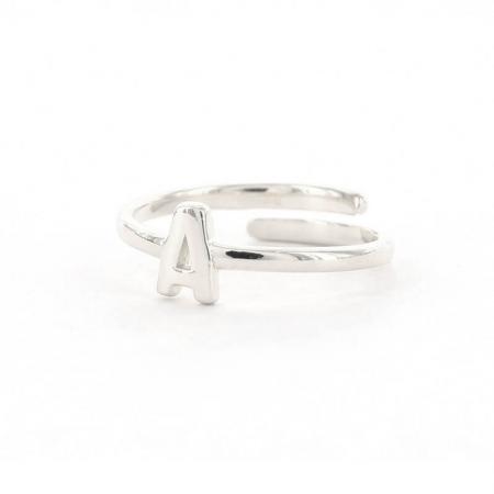 Imotionals Ring Letter A Zilver