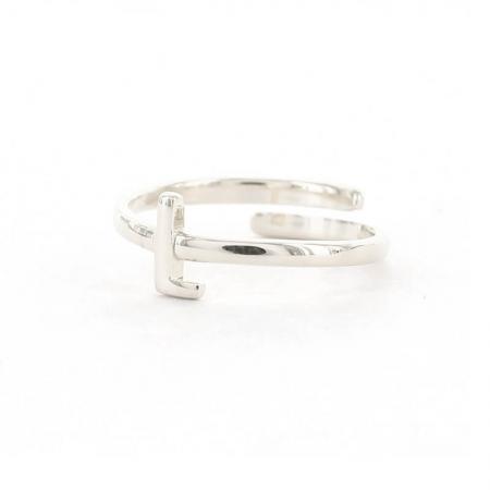 Imotionals Ring Letter L Zilver