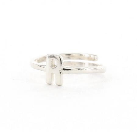 Imotionals Ring Letter R Zilver