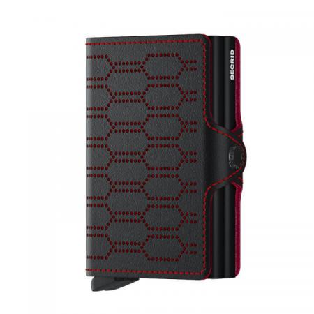 Secrid Twin Wallet Portemonnee Fuel Black-Red