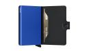 Secrid Mini Wallet Portemonnee Matte Black & Blue