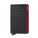Secrid Slim Wallet Portemonnee Optical Black-Red