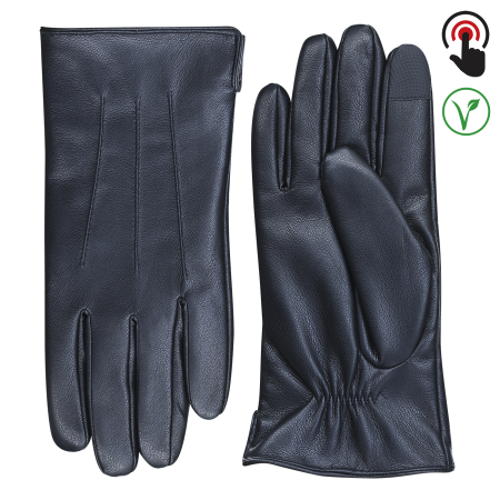 Laimböck Heren Vegan Leren Handschoenen Pinzola Black
