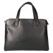Leather Design Handtas/Schoudertas Nappa Zwart
