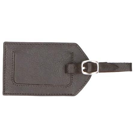 Leather Design Leren Bagagelabel Bruin