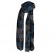 Sarlini Langwerpige Sjaal Drops Multi Kobalt Blauw