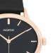 OOZOO Timepieces Horloge Ovaal Zwart/Rosé | C11054