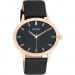 OOZOO Timepieces Horloge Ovaal Zwart/Rosé | C11054