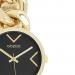 OOZOO Horloge met Schakelarmband Goud/Zwart | C11128