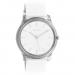 OOZOO Timepieces Horloge Wit/Zilver | C11135