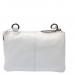 Leather Design Schoudertasje/Clutch Wit