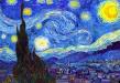 Boodz Langwerpige Sjaal Siffon Sterrenacht | Van Gogh | Schilderij