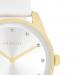 OOZOO Timepieces Horloge Wit/Goud | C11159