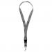 Keycord / Lanyard met Pashouder Grijs