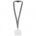 Keycord / Lanyard met Pashouder Grijs