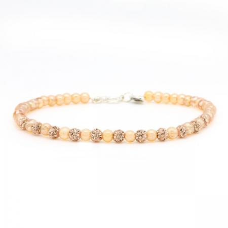 Karma Enkelbandje Rose Cristals