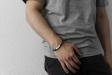 AZE Jewels Armband Iron Single String Black