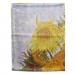 Boodz Dubbelzijdige Langwerpige Sjaal Zonnebloemen | Van Gogh | Schilderij