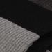 Sarlini Gebreide Langwerpige Unisex Sjaal Multi Zwart